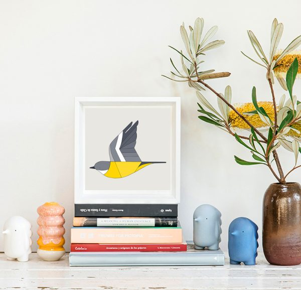 Eastern Yellow Robin In Flight - Image 2